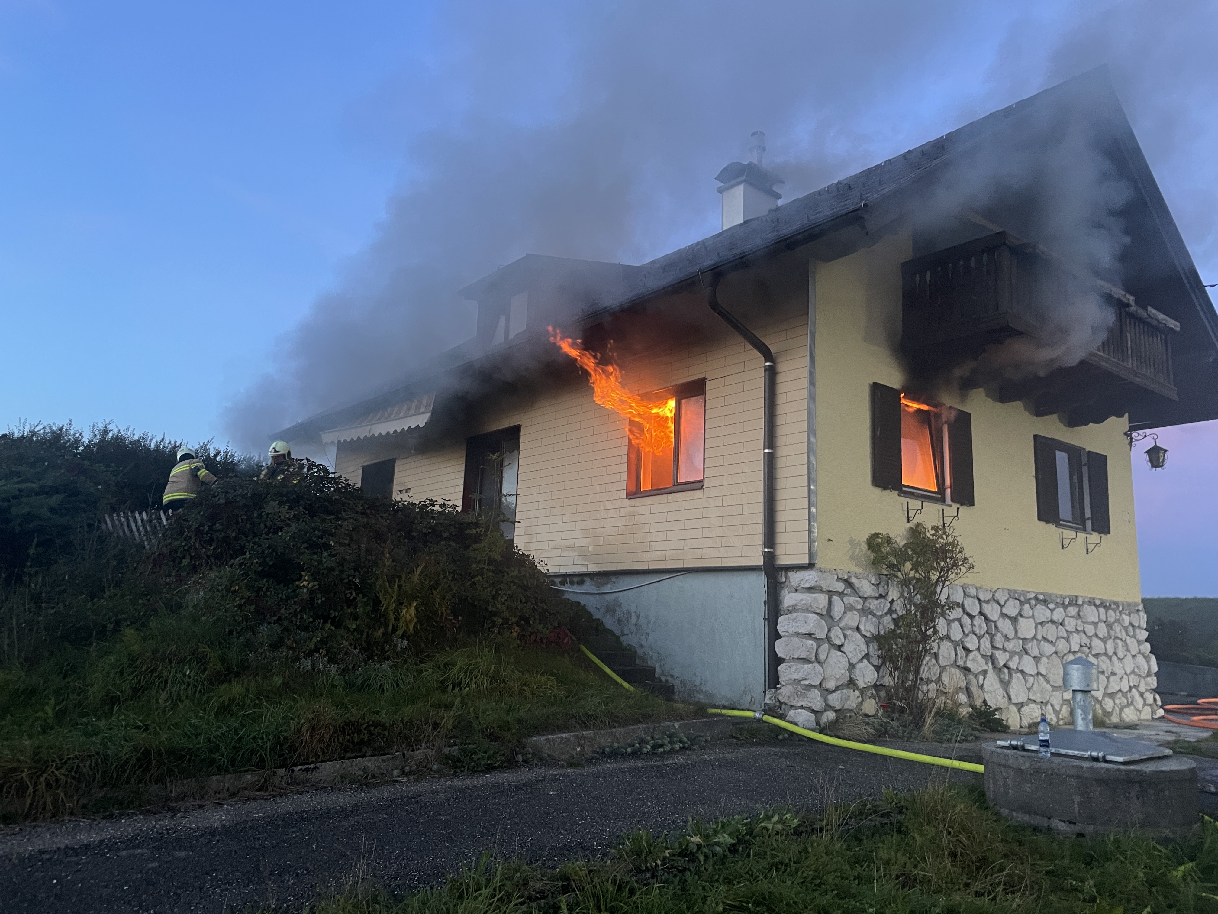 Brandübung in Buchberg am 06.10.2023