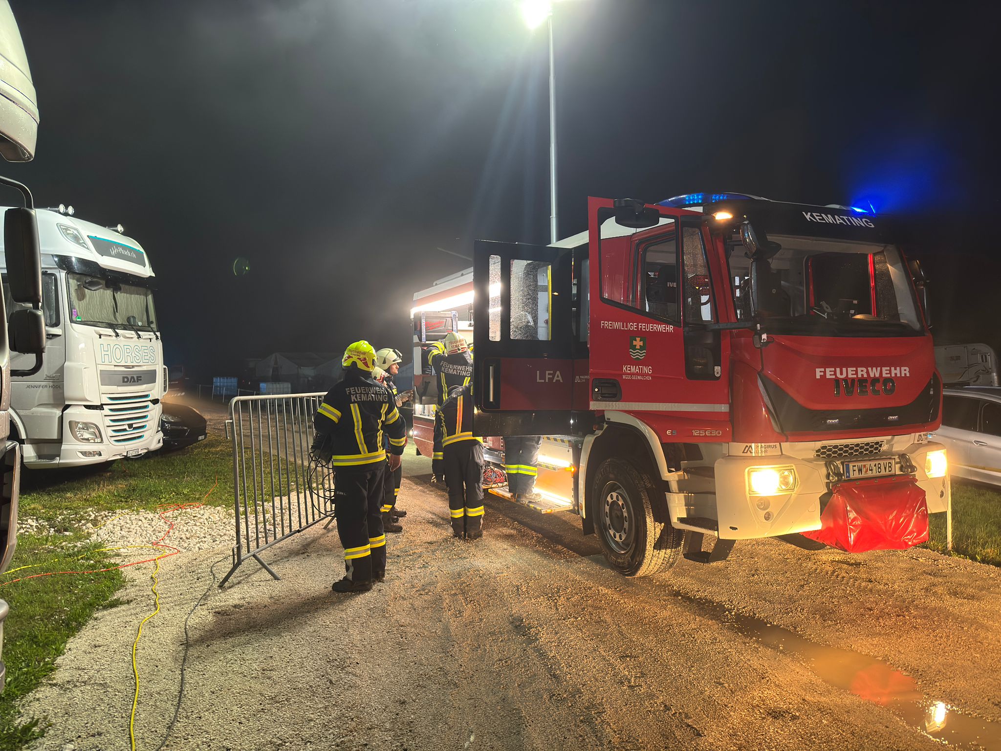 Einsatz Brand LKW im Freien am 03.07.2025